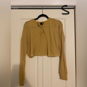 Urban Outfitters long sleeve - golden yellow